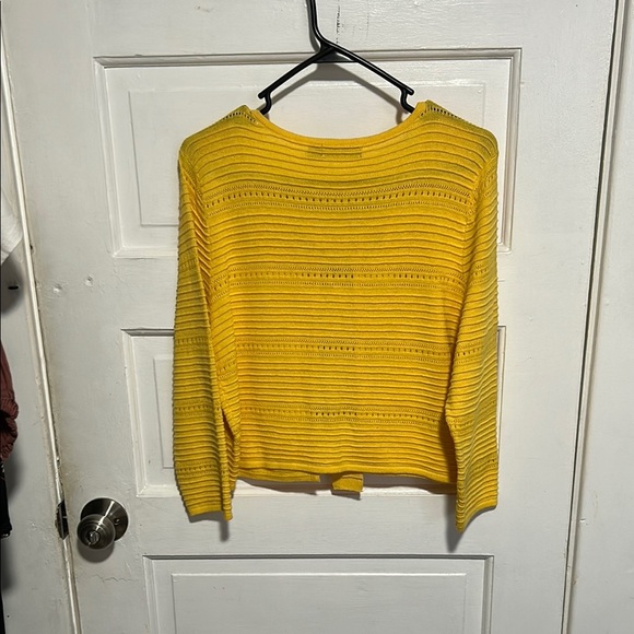 7th Avenue Yellow Women's Sweater - Picture 3 of 5